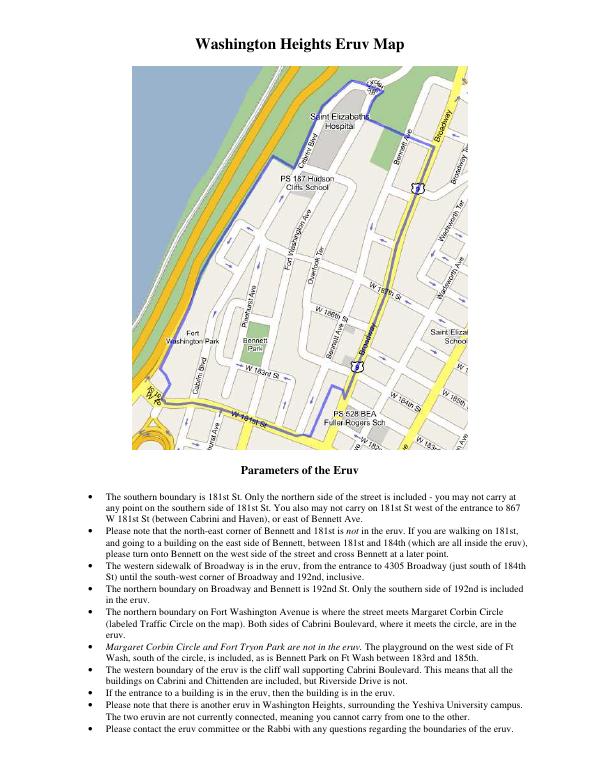 Original eruv map