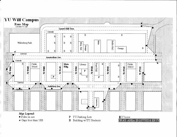 Original YU eruv map